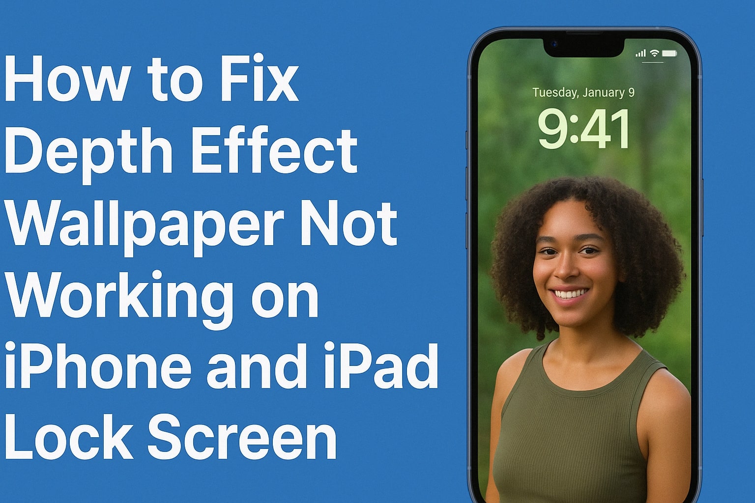 depth effect not working